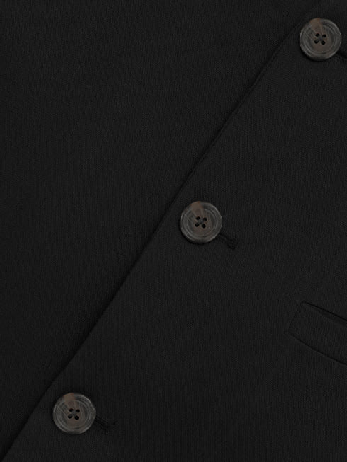 Black Formal Waistcoat