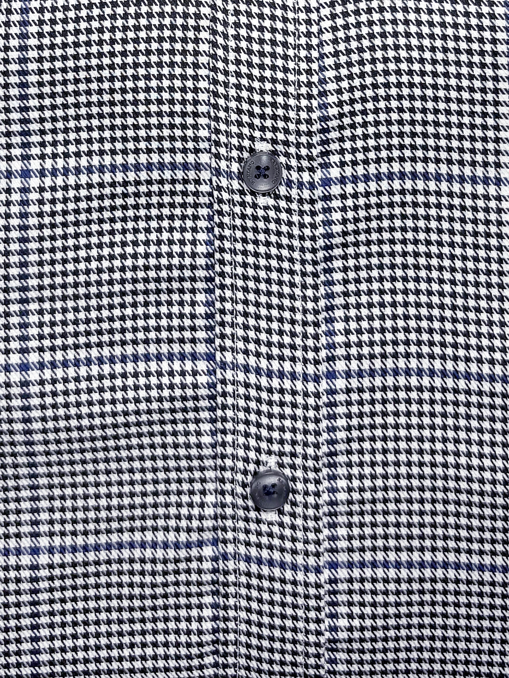 Black Houndstooth Formal Shirt