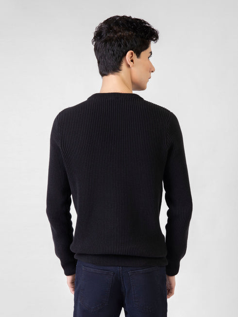 Black Knitted Jumper