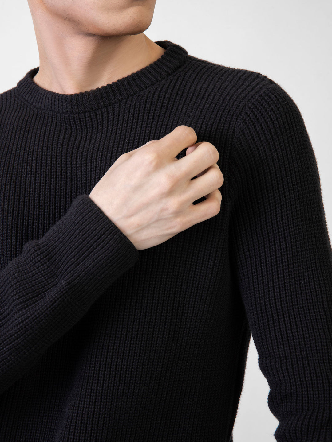 Black Knitted Jumper