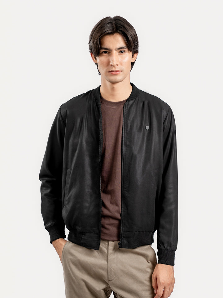 Black Light Weight Bomber Jacket