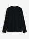 Black Long Sleeve Crew Neck T-Shirt - Women