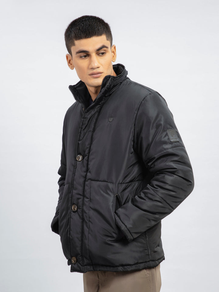 Black Quilted Puffer Jacket Brumano Pakistan