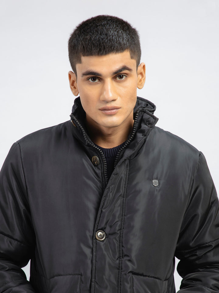 Black Quilted Puffer Jacket Brumano Pakistan