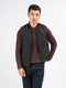 Black Sleeveless Quilted Jacket With Sporty Baseball Collar