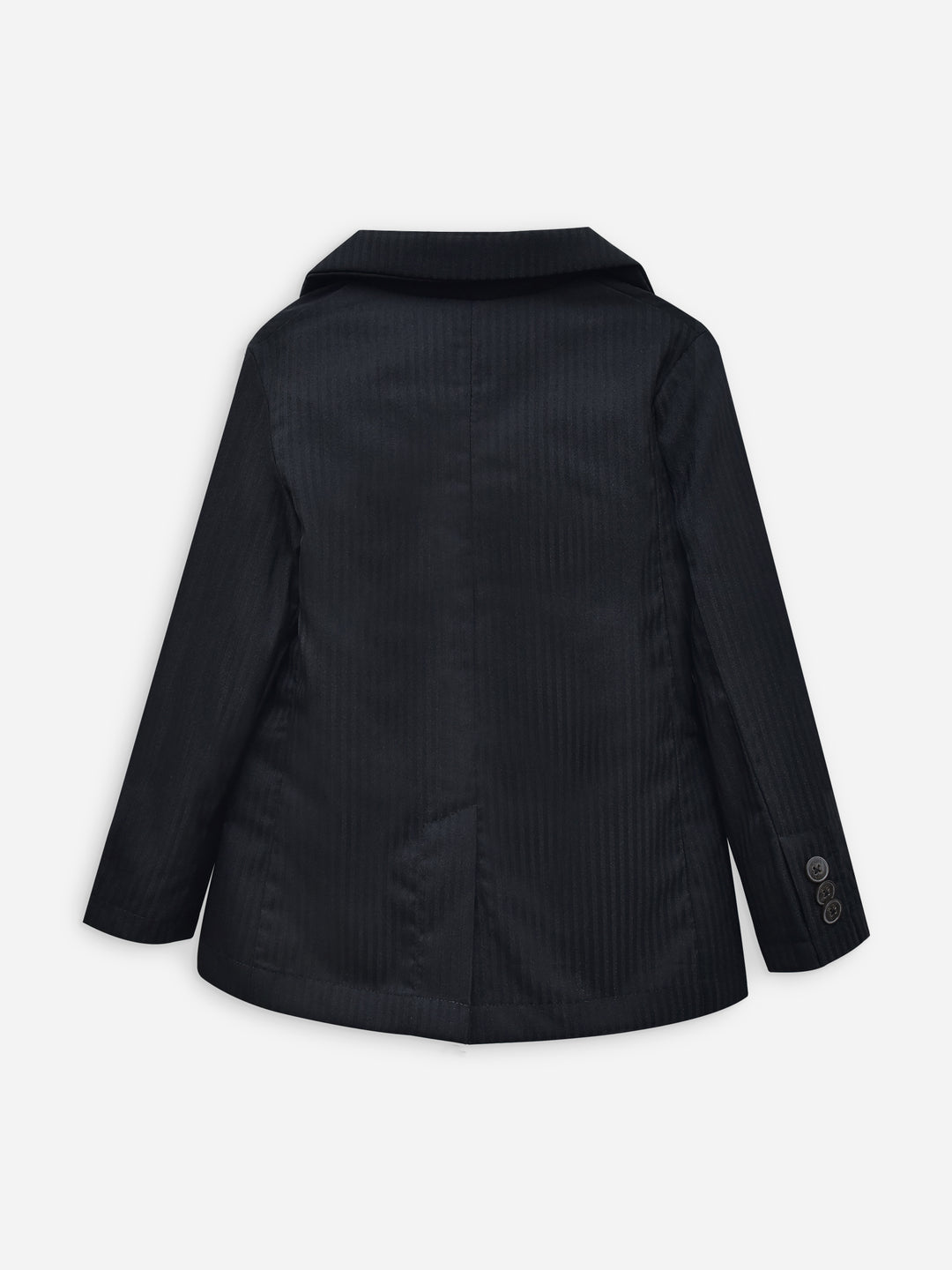 Black Striped Kids Formal Blazer