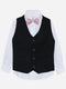 Black Velvet Formal Vest - Junior