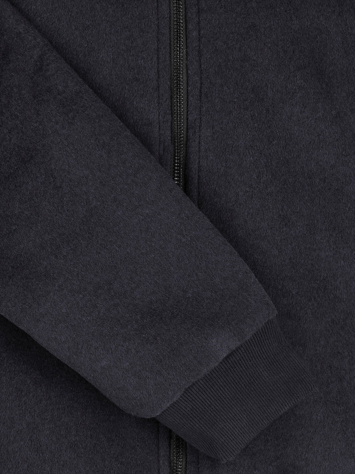 Black Wool Bomber Jacket - Limited Edition Brumano Pakistan