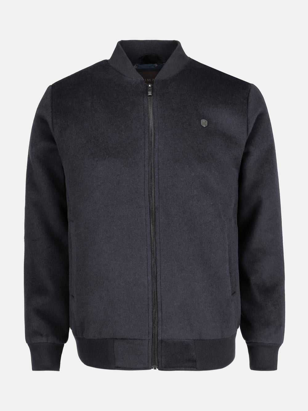 Black Wool Bomber Jacket - Limited Edition