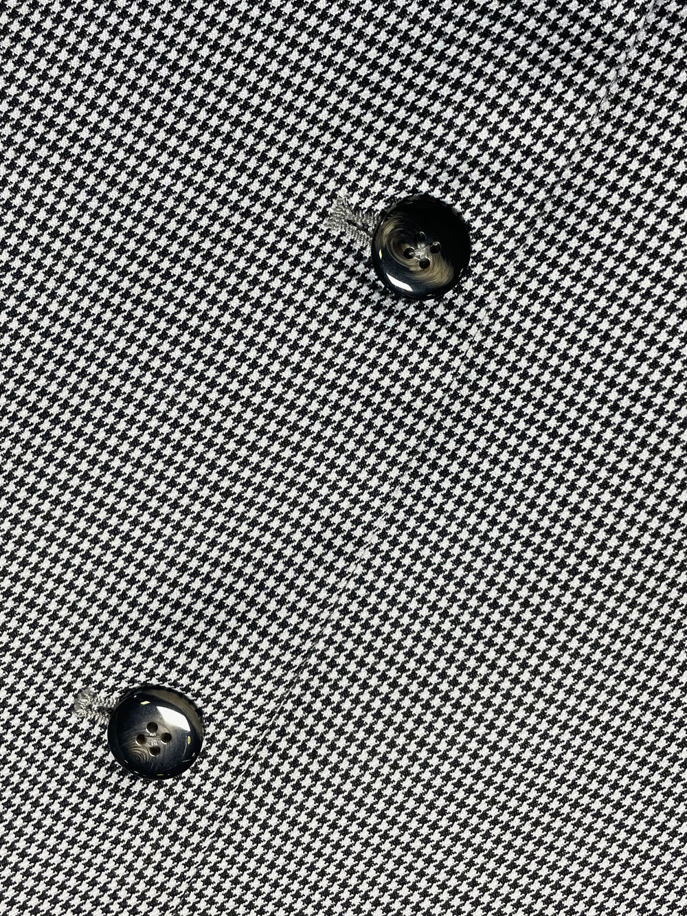 Black & White Houndstooth Waistcoat