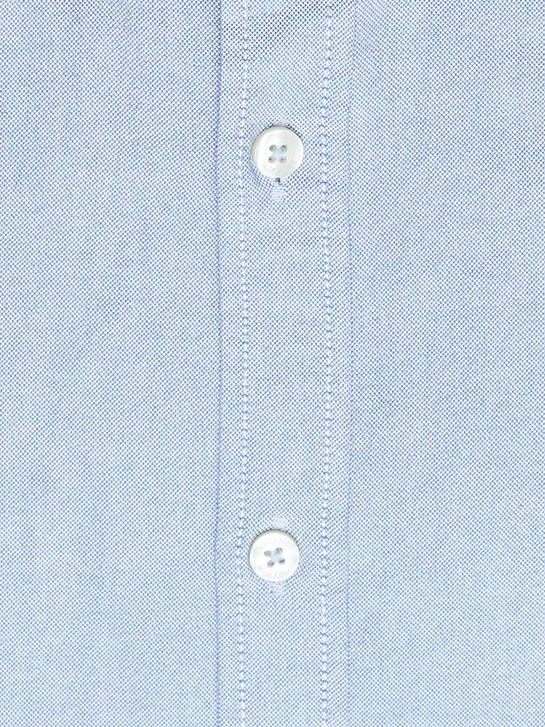 Blue Basic Oxford Button Down Shirt