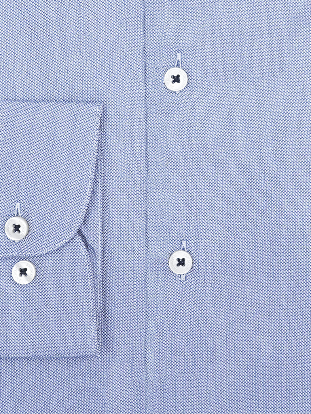 Blue Dobby Structured Formal Shirt - Luxe