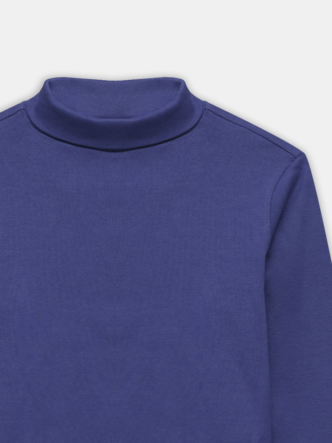 Blue High Neck With Long Sleeves - Unisex