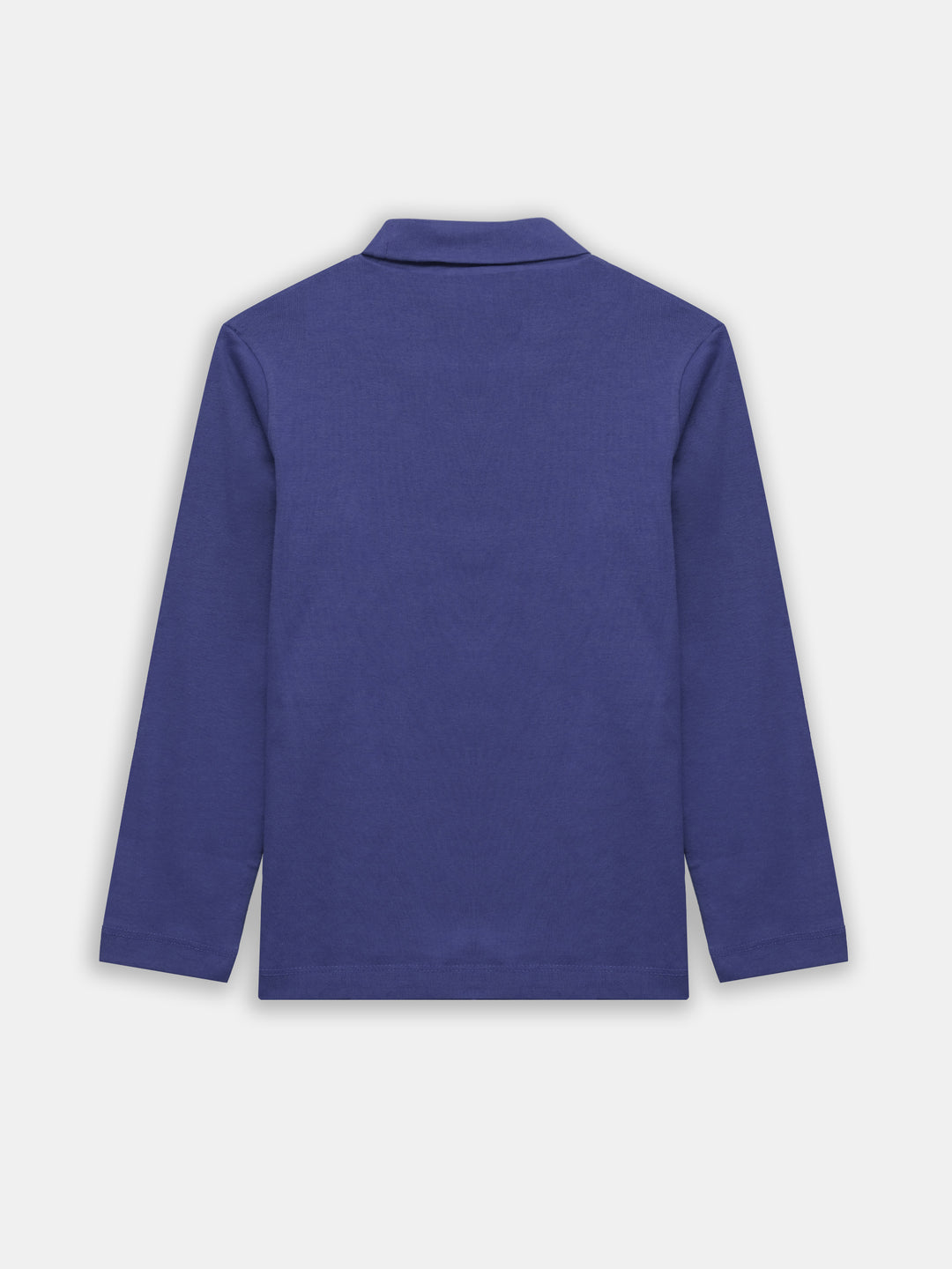 Blue High Neck With Long Sleeves - Unisex
