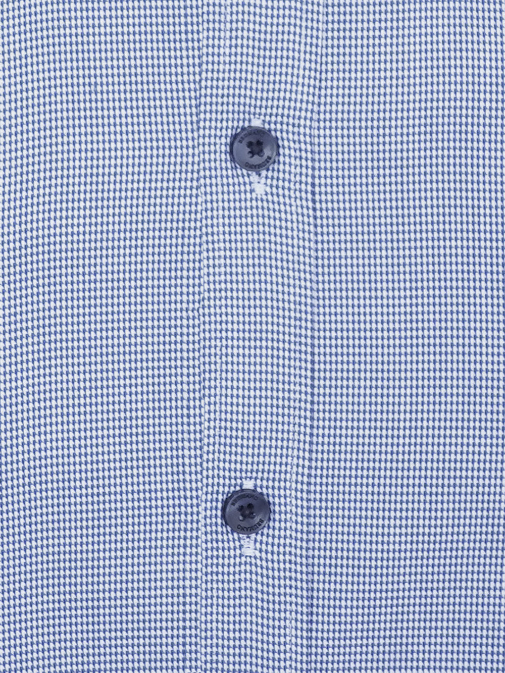Blue houndstooth formal shirt