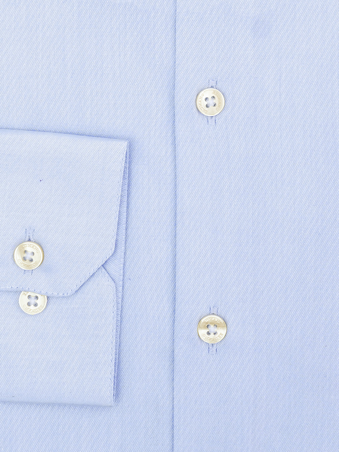 Blue Self Striped Formal Shirt - Luxe