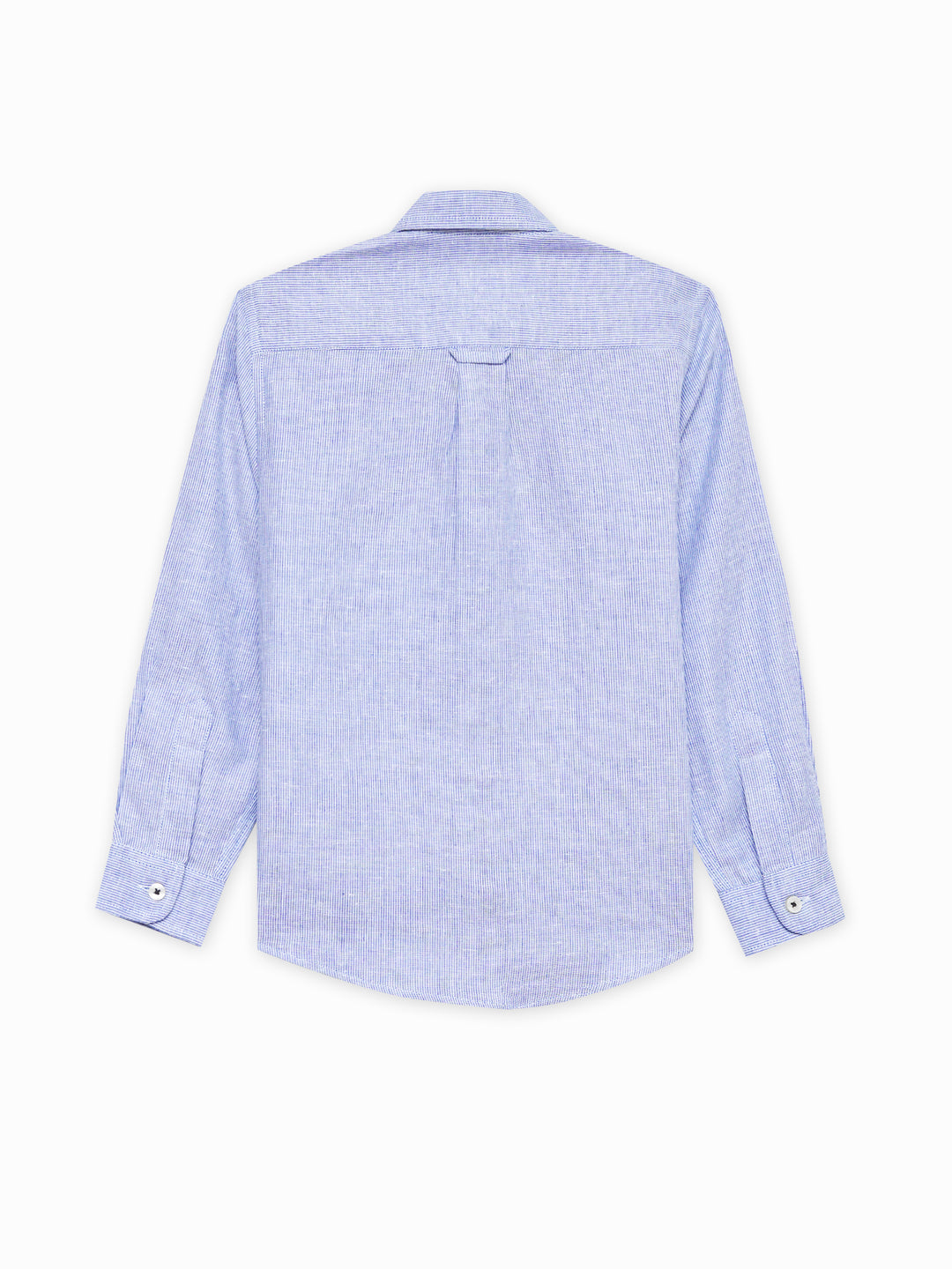 Blue Striped Casual Shirt - Junior