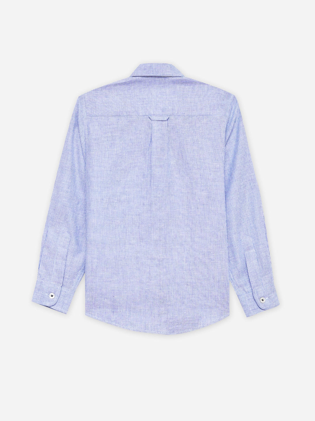 Blue Striped Casual Shirt - Junior