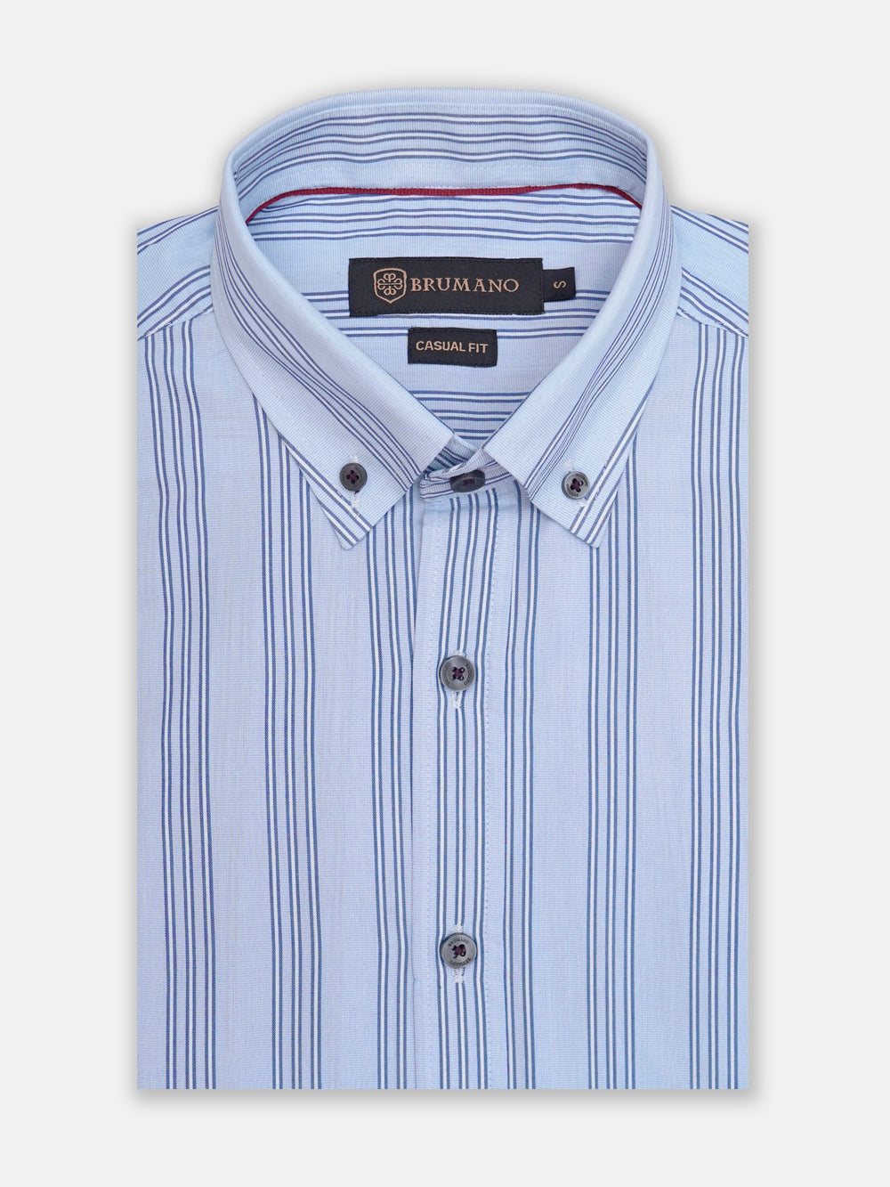 Blue & White Striped Button Down Shirt