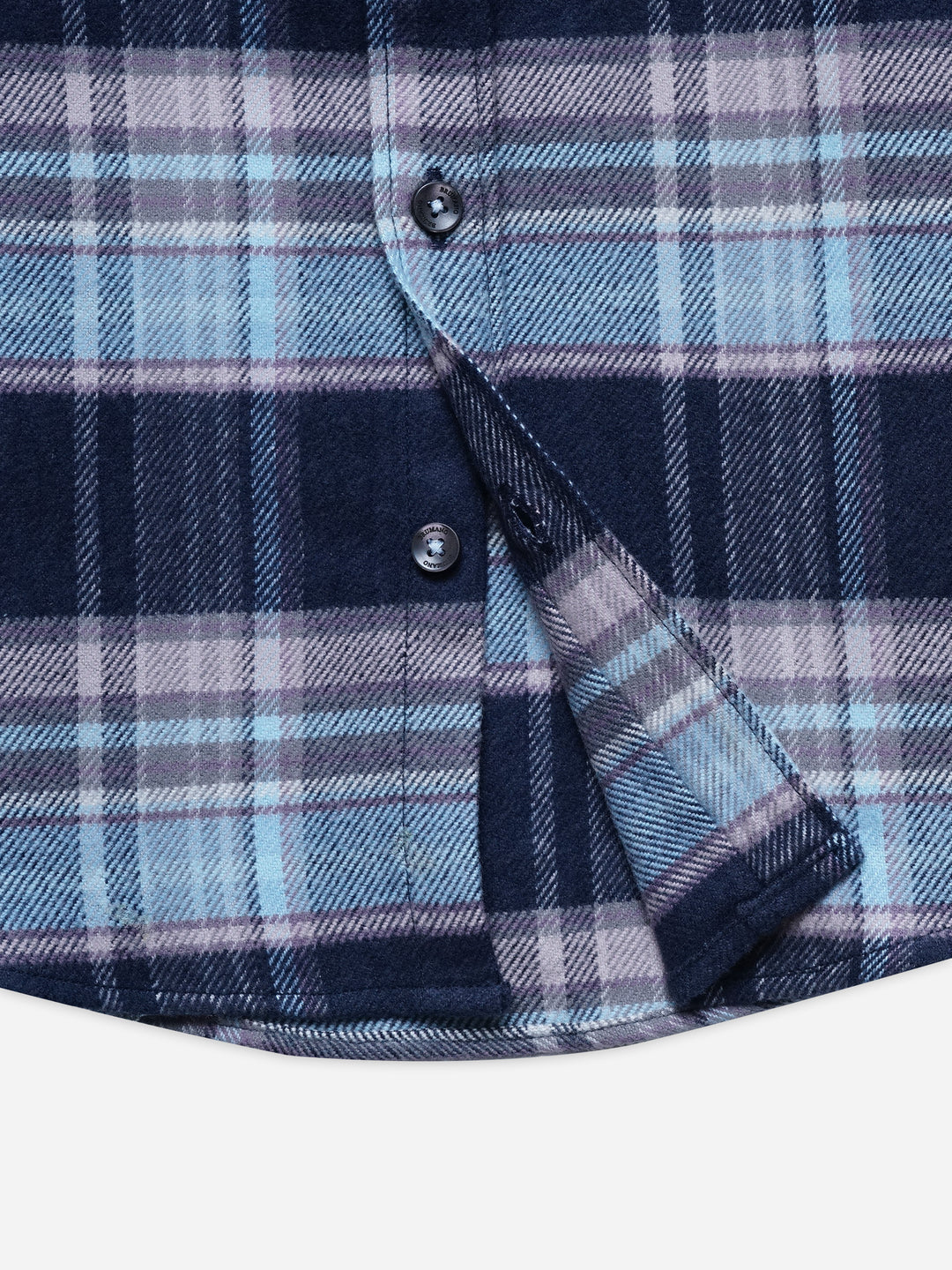 Blue Checkered Flannel Casual Shirt - Junior