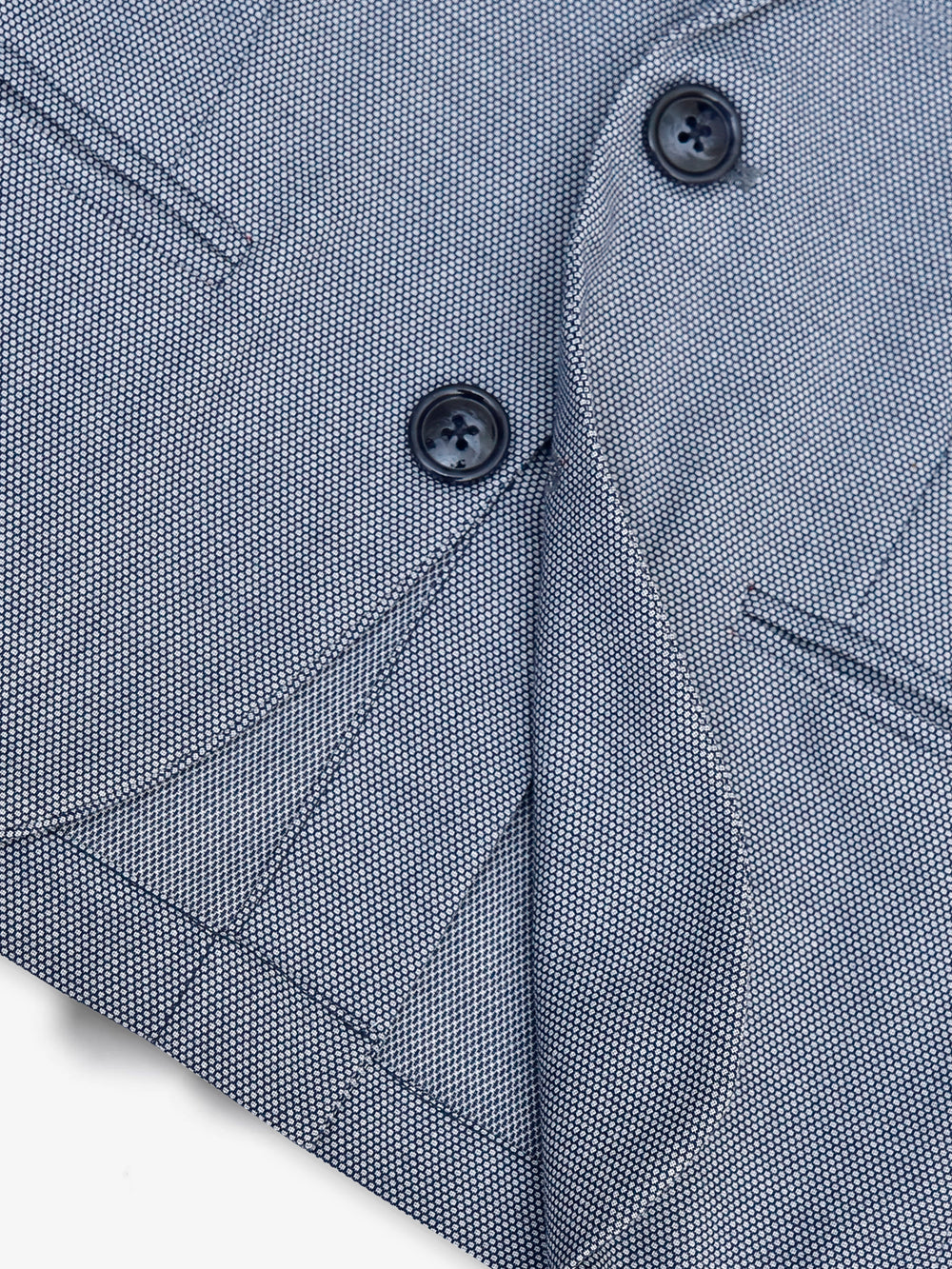 Blue Dobby Structured Kids Casual Blazer