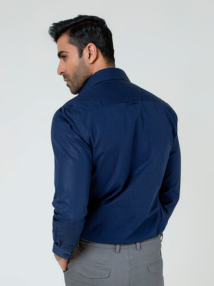 Blue Formal Superfine Shirt Brumano Pakistan