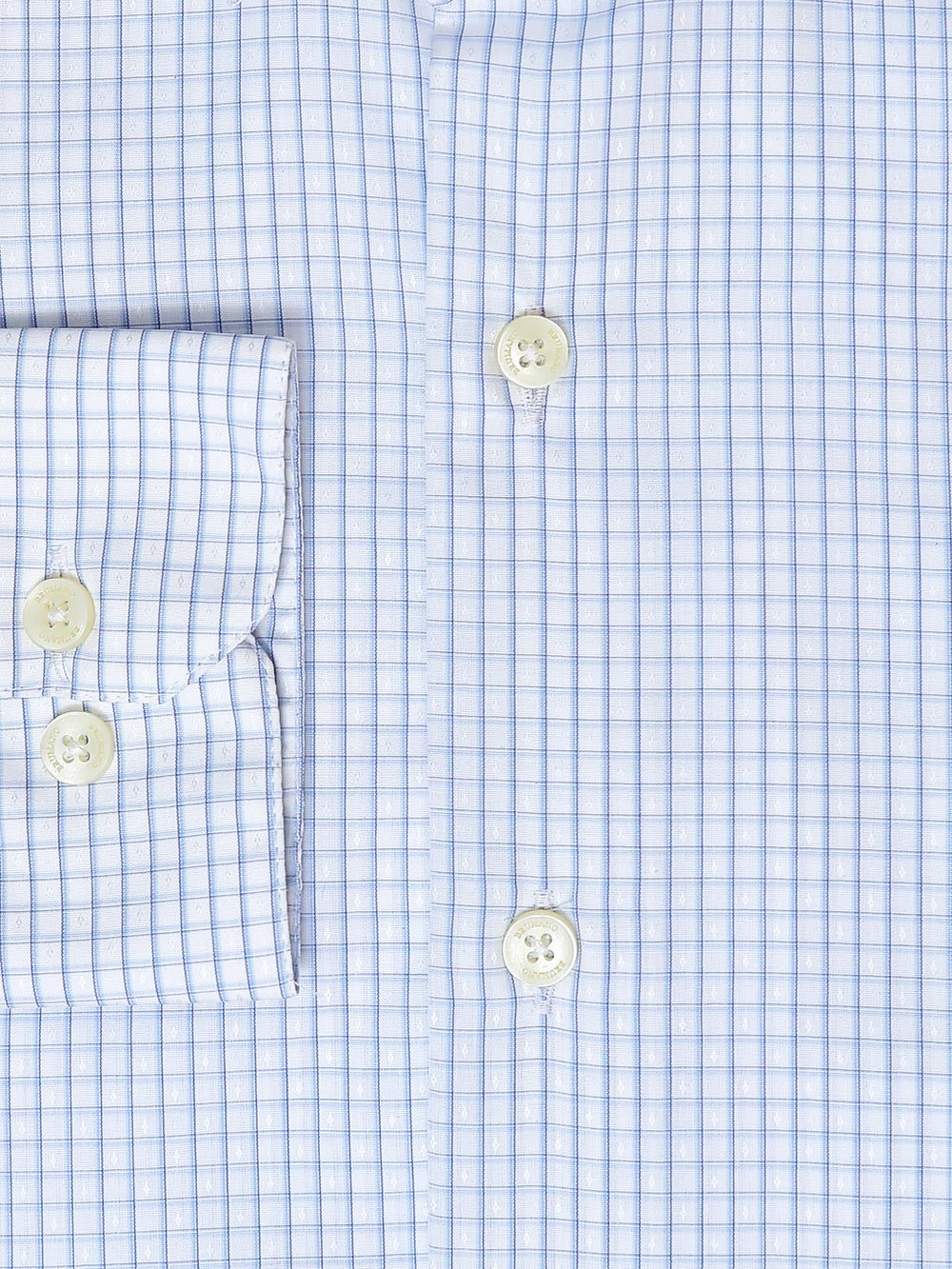 Blue Formal Checkered Shirt - Luxe