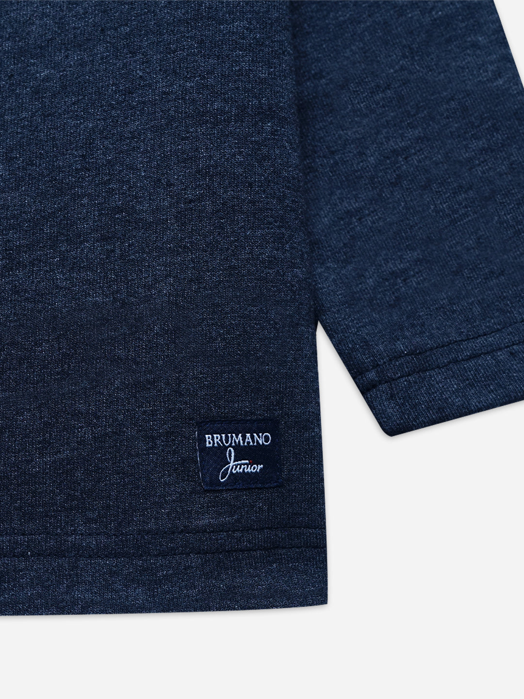 Blue Melange Casual Sweatshirt - Junior