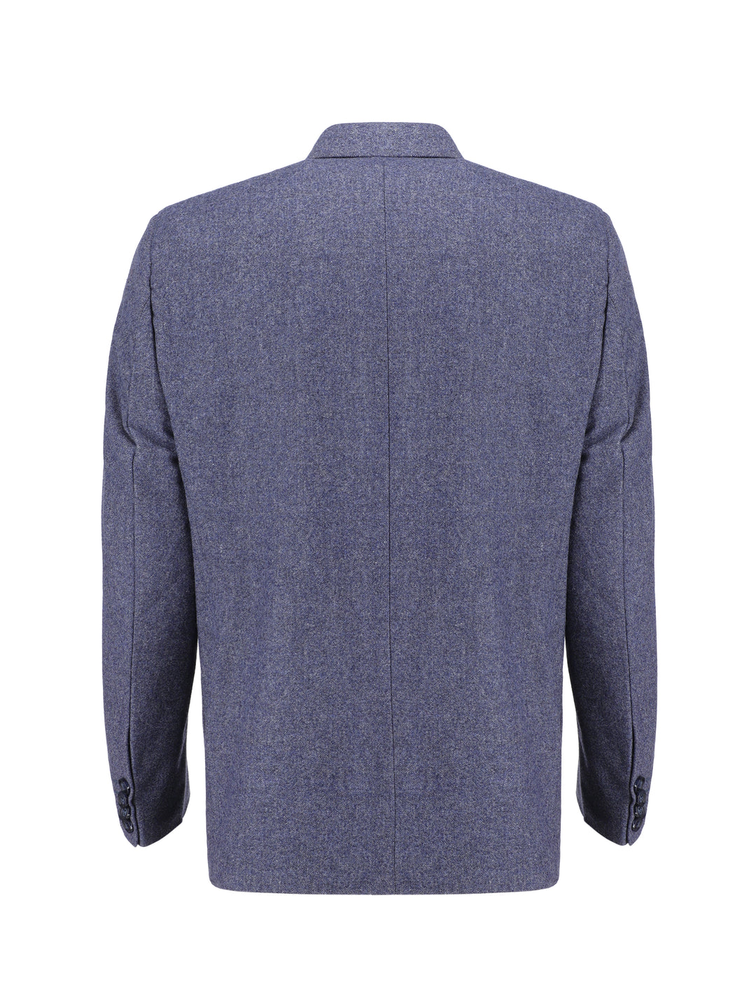 Blue Melange Wool & Cashmere Blazer - Sartoria