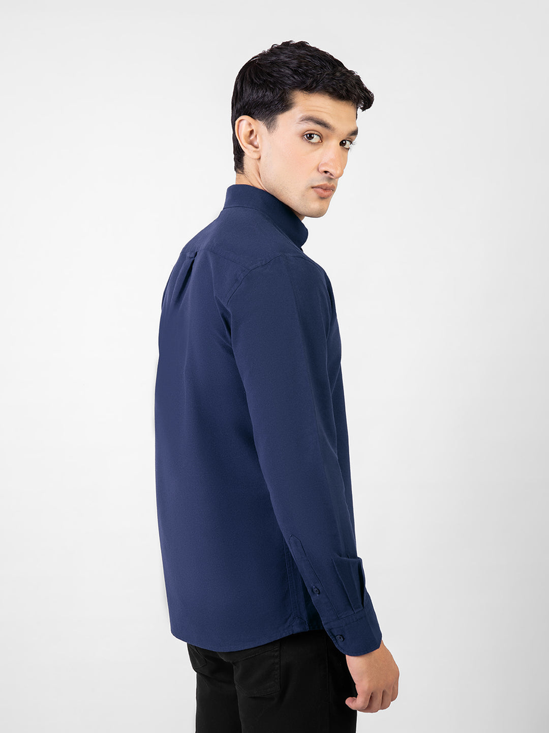 Blue Oxford Button Down Shirt