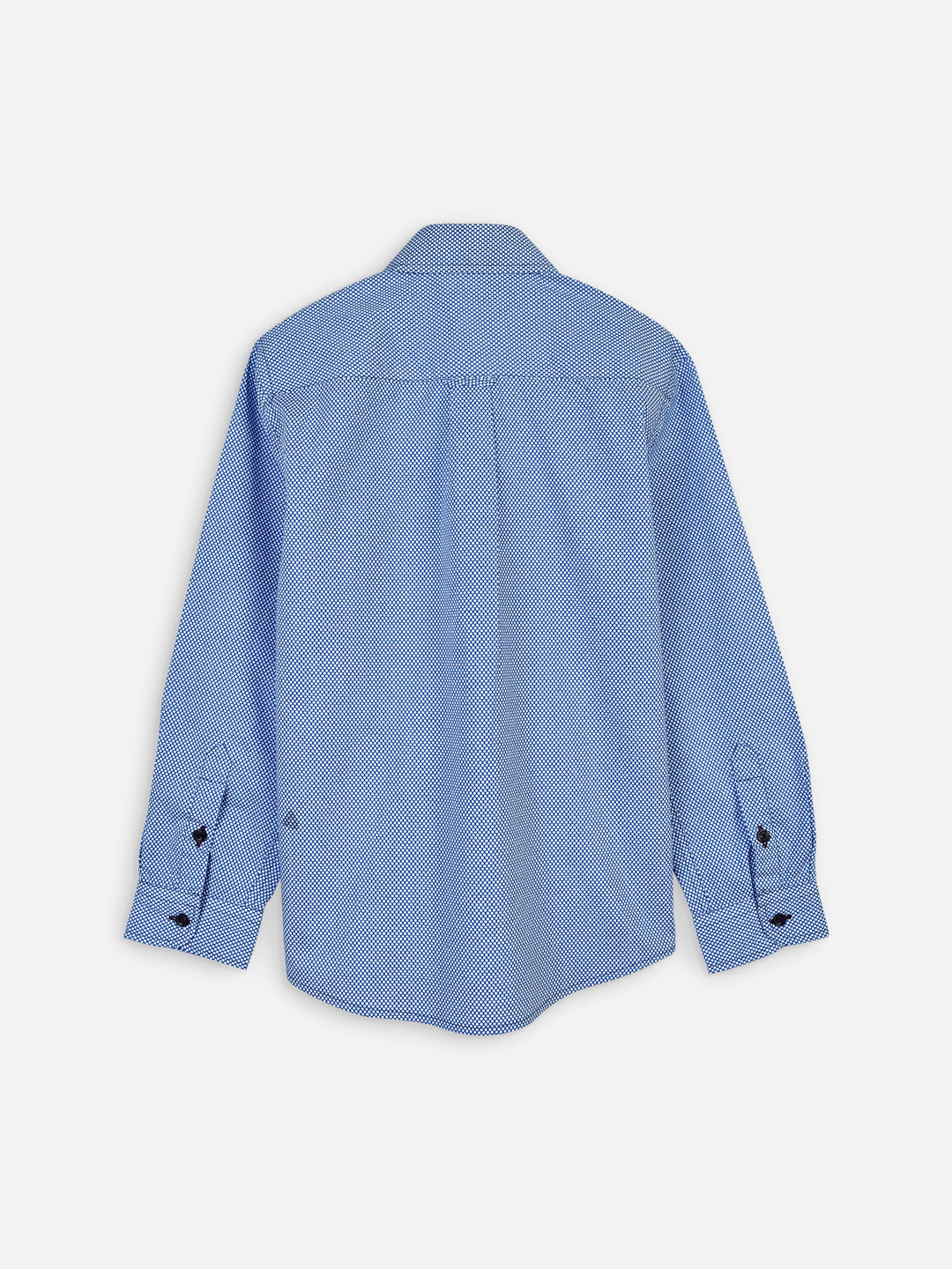 Blue Printed Long Sleeve Casual Shirt Brumano Pakistan
