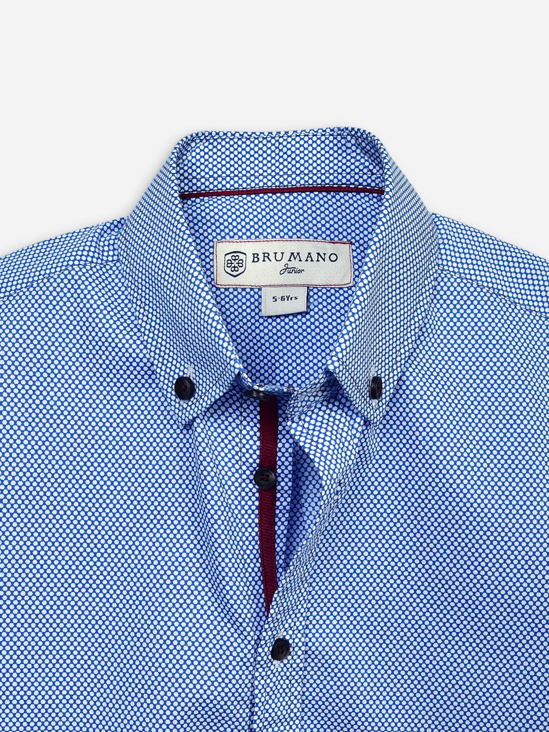 Blue Printed Long Sleeve Casual Shirt Brumano Pakistan