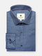 Blue & Black Dobby Structured Shirt