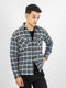 Blue & Black Heavy Flannel Checkered Shirt
