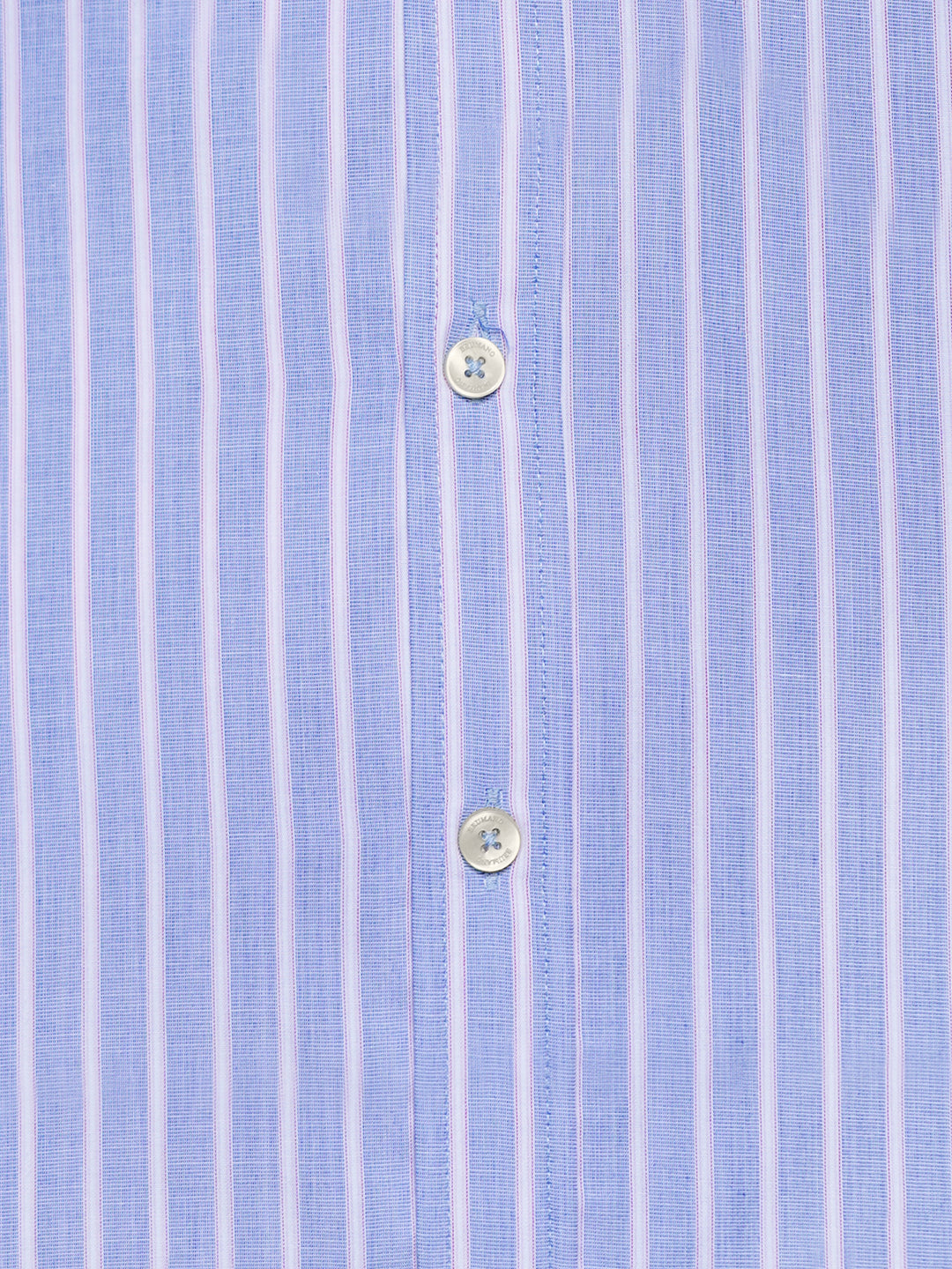 Blue & Pink Striped Formal With Formal Collar