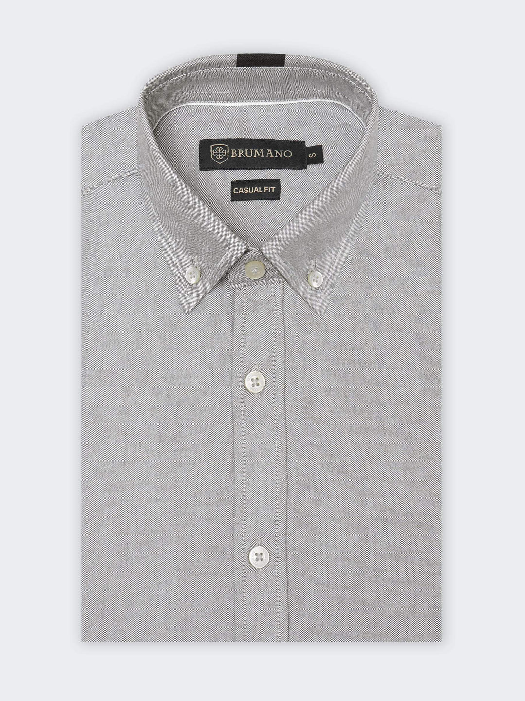 Brown Oxford Button Down Shirt