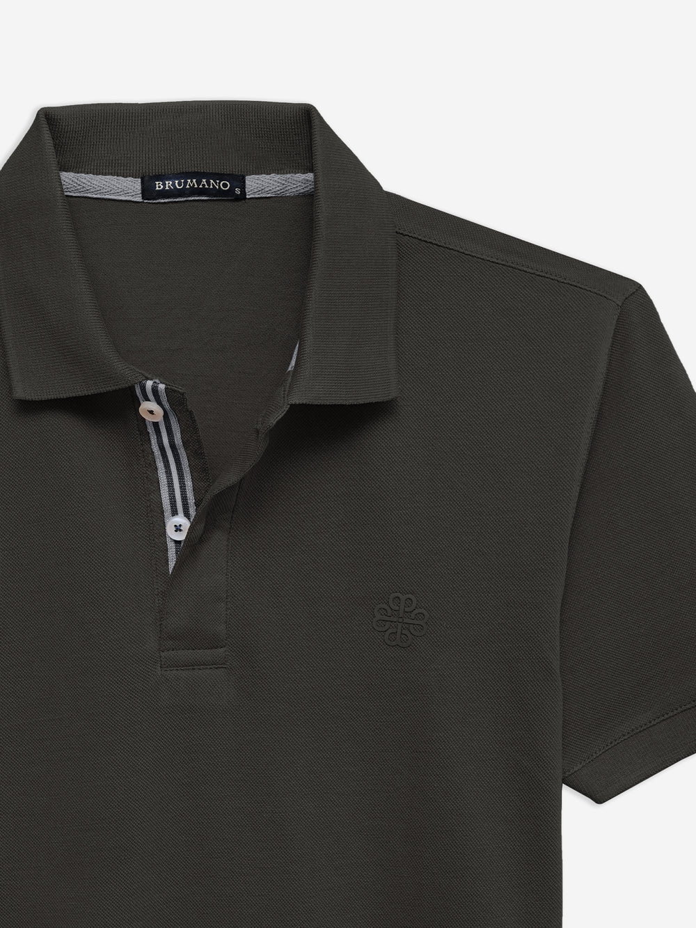 Brown 100% Cotton Basic Polo