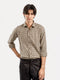 Brown Flannel Gingham Checkered Shirt