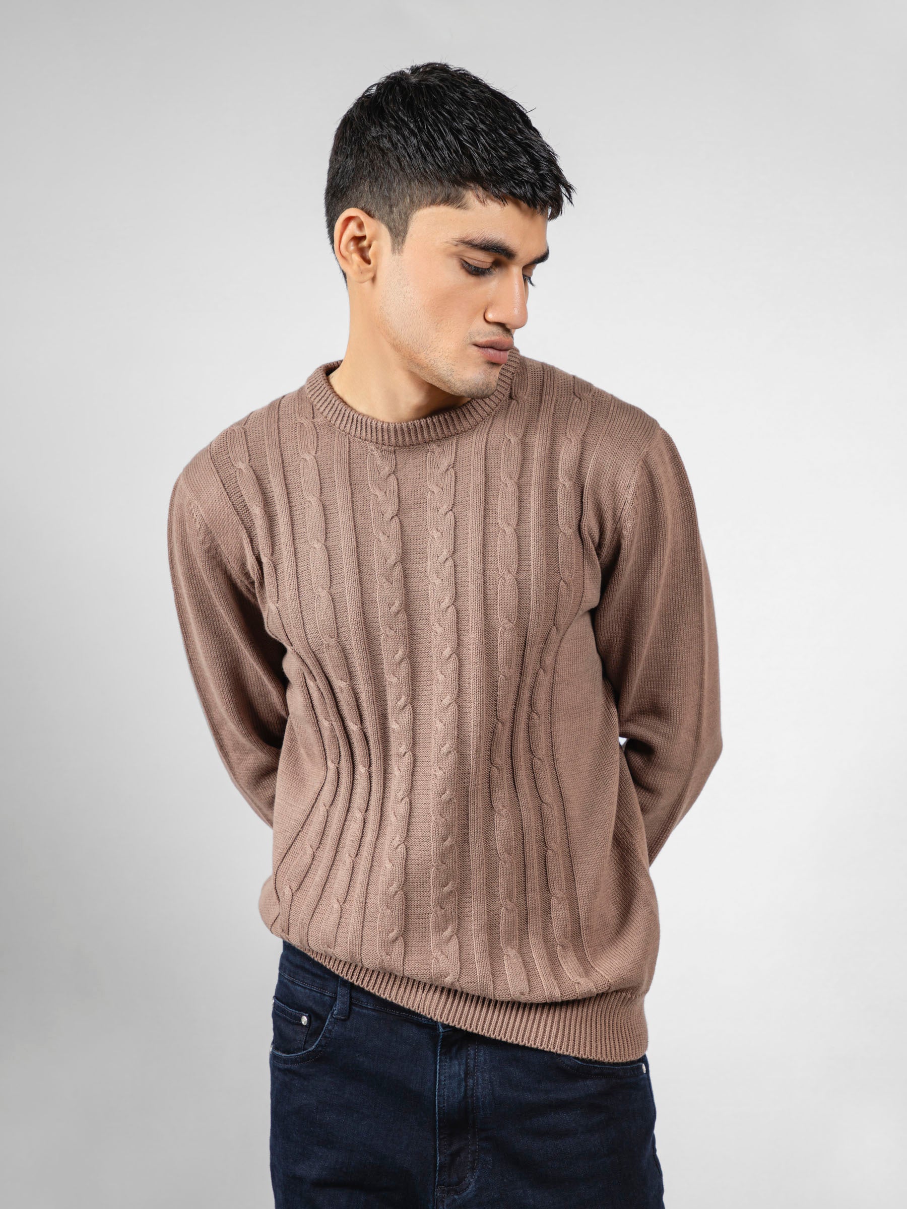 Long knit jumper best sale