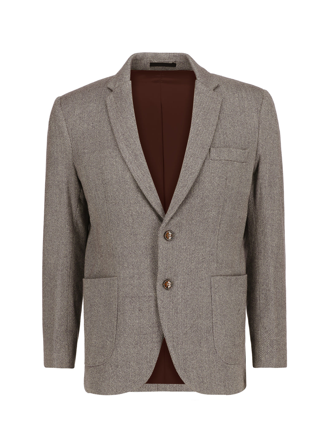 Brownherringbonewool cashmereblendedblazer sartoriabrumanopakistan