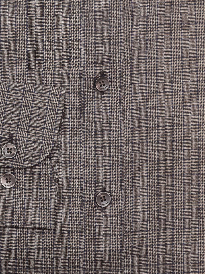 Brown Shepherd Checkered Shirt - Exclusive Brumano Pakistan
