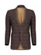 Brown Wool & Cashmere Checkered Blazer - Sartoria Brumano Pakistan