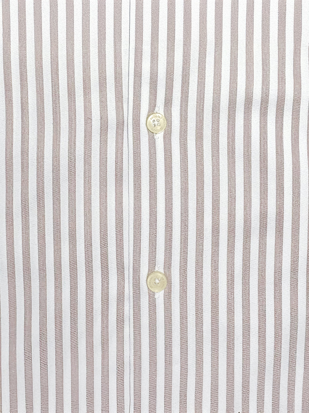 Brown & White Bengal Striped Formal Shirt