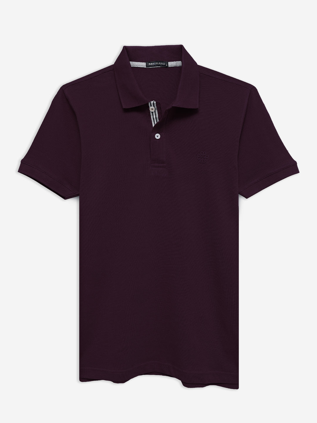 Burgundy 100% Cotton Basic Polo Brumano Pakistan