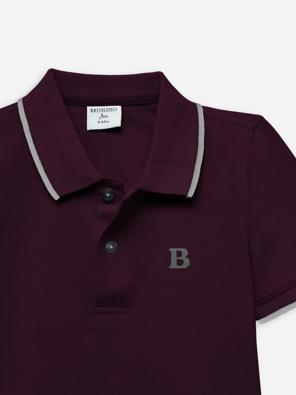 Burgundypolowithtippingcollarbrumanopakistan1