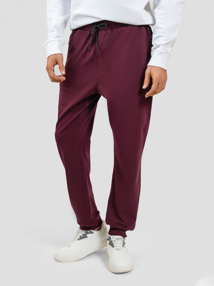Burgundy Tracksuit Jogger Pajama Brumano Pakistan