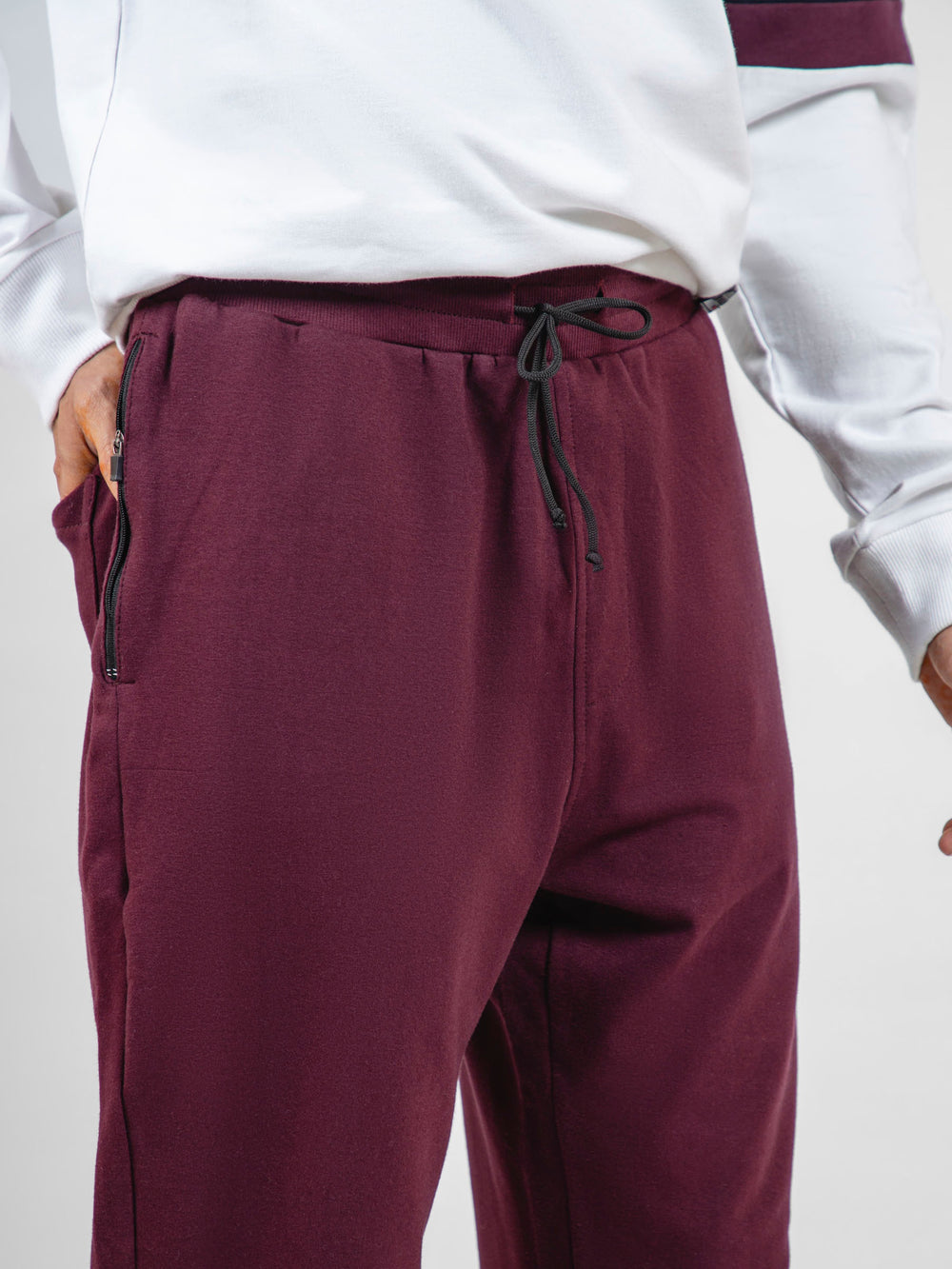 Burgundy Tracksuit Jogger Pajama