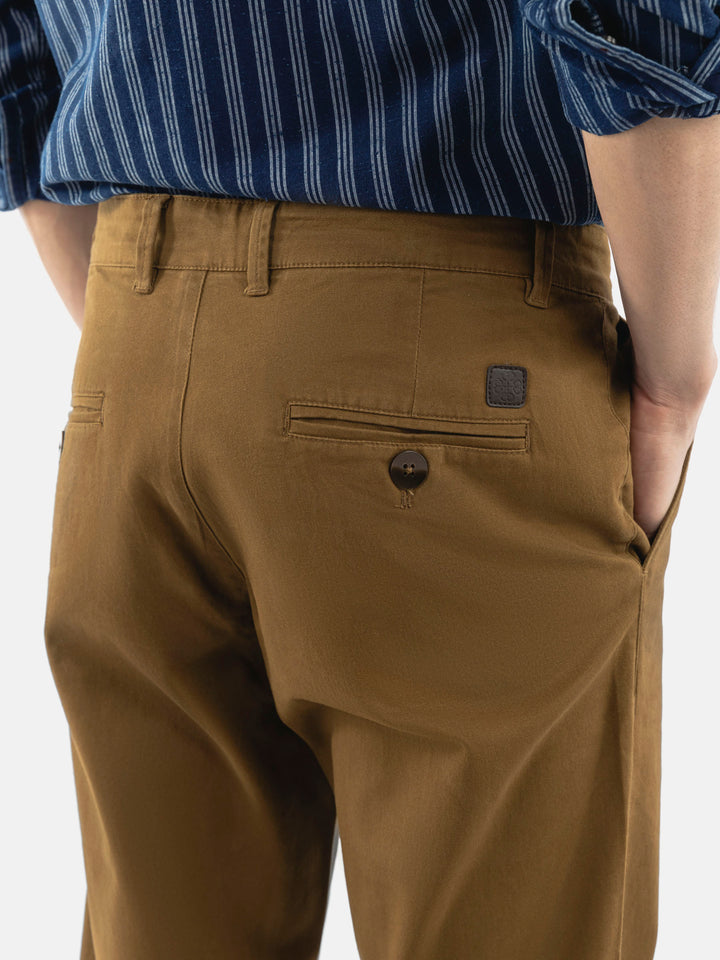 Camel Brown Basic Casual Fit Chinos Brumano Pakistan