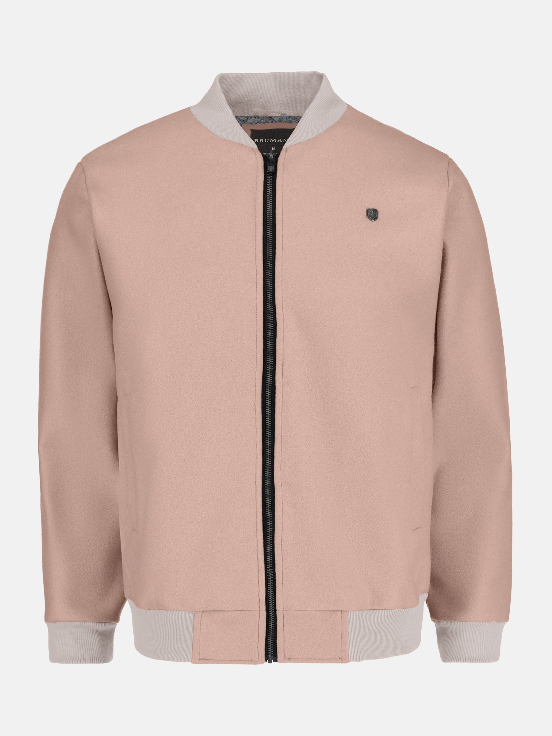 Camel Brown Wool Bomber Jacket Limited Edition – Brumano