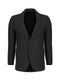 Charcoal Dobby Wool & Cashmere Blended Blazer - Sartoria